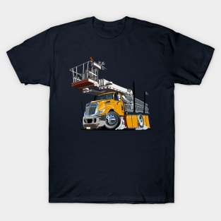 Cartoon Platform Lift Truck T-Shirt